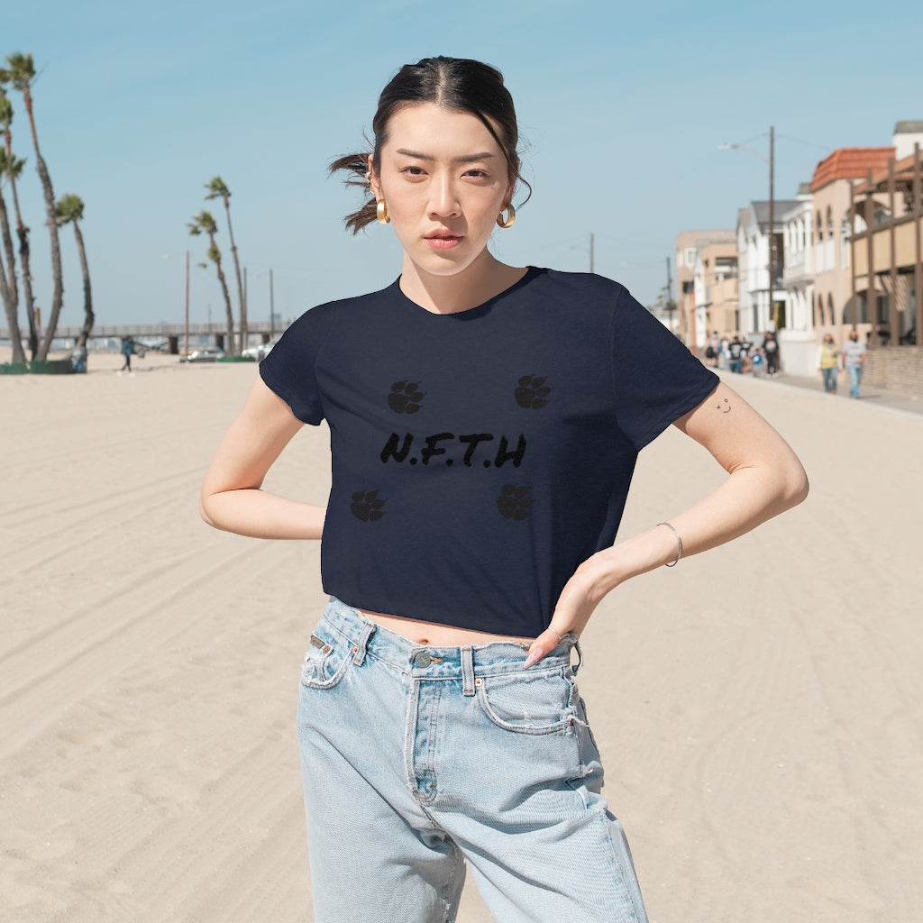Women's NFTH Flowy Cropped Tee
