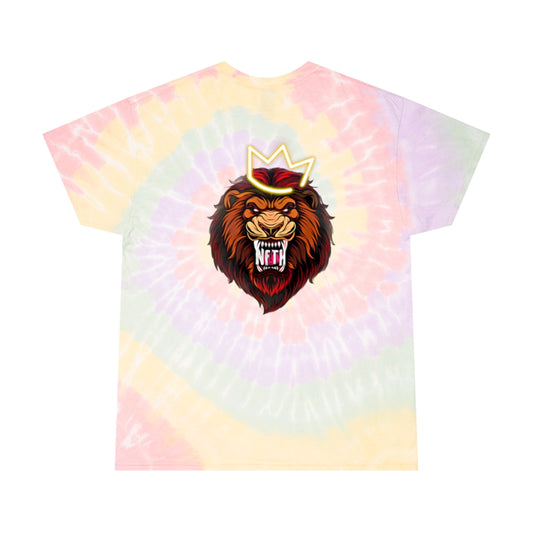 Tie-Dye Tee, Spiral Signature lion tee