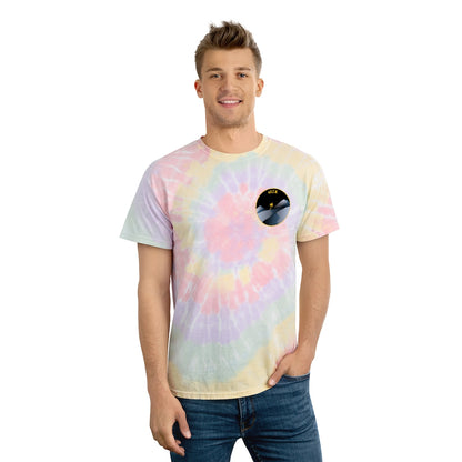 Tie-Dye Tee, Spiral Signature lion tee