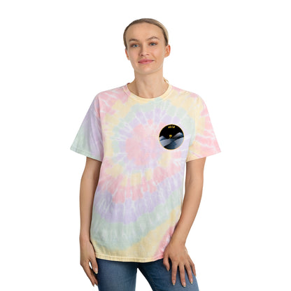 Tie-Dye Tee, Spiral Signature lion tee